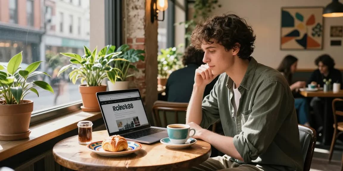 Experience the vibrant lifestyle with rokok88 at a cozy café.