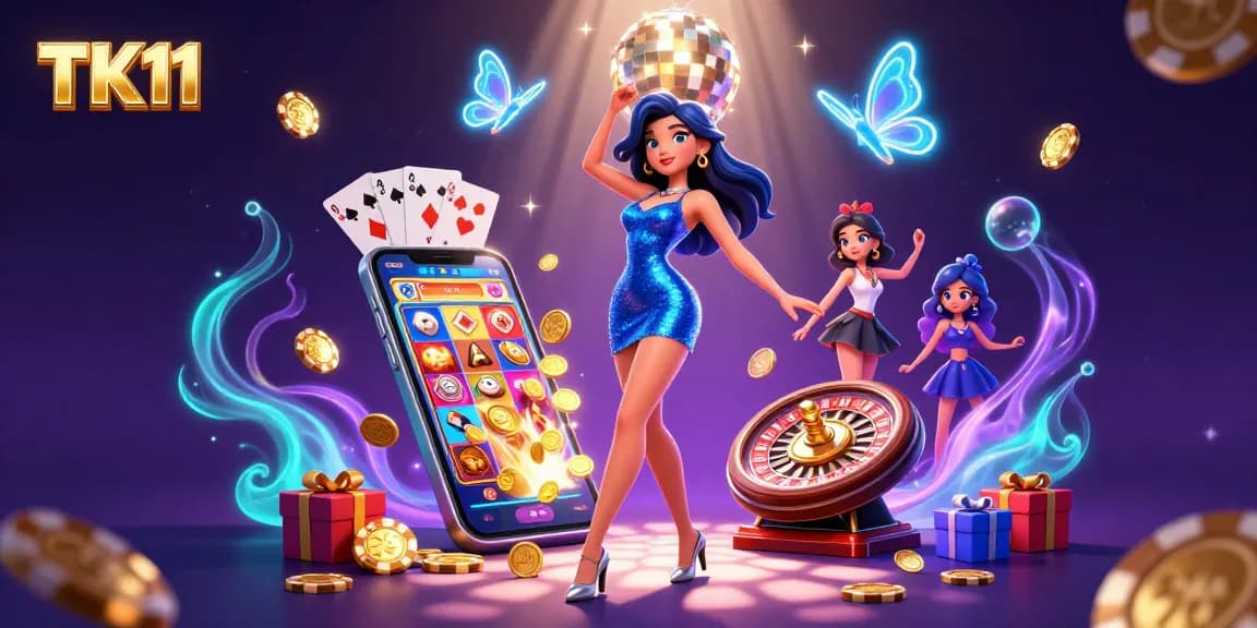 Play exciting games at TK11 with thrilling visuals and vibrant casino elements.
