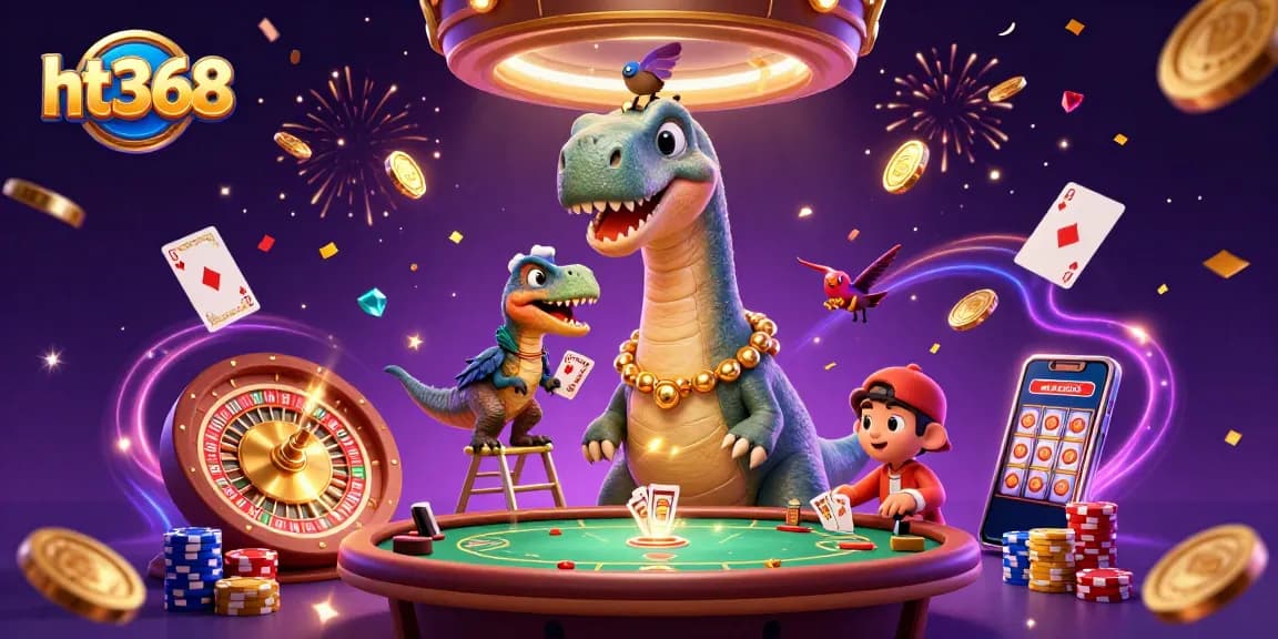 Experience thrilling moments at ht368 with vibrant casino elements and dynamic characters.
