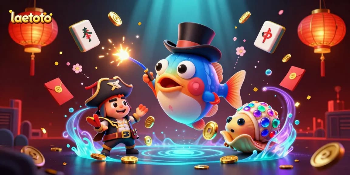 laetoto shines as deep-sea characters attract riches in a vibrant casino scene