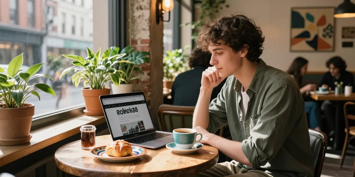 Experience the vibrant lifestyle with rokok88 at a cozy café.