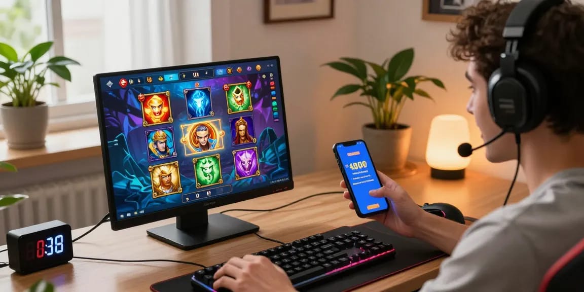 Engaging slot gaming experience highlighting update terbaru wd138 with vibrant graphics and an excited player.