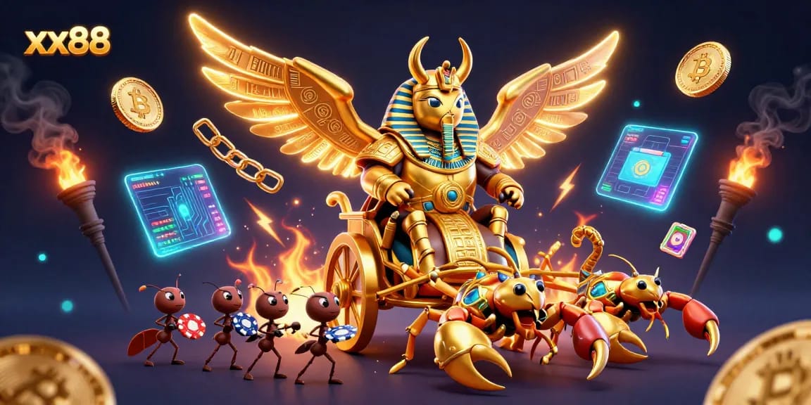 Engage in exciting gameplay at xx88 with a vibrant gambling scene featuring dynamic casino themes.