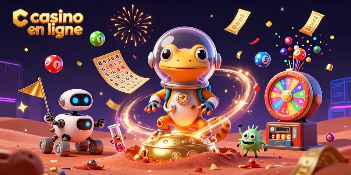 Jouez au casino en ligne avec des machines à sous et des animations colorées!