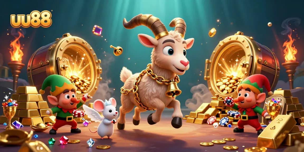 uu88 captures the excitement of online casino gaming with vibrant characters stealing chips in a rich scene.