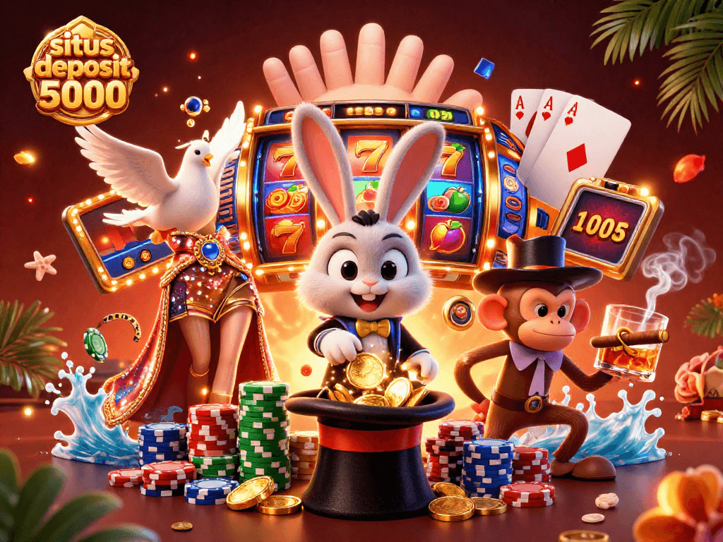 Engage with exciting gameplay at situs deposit 5000 featuring dynamic slots and vibrant casino elements.
