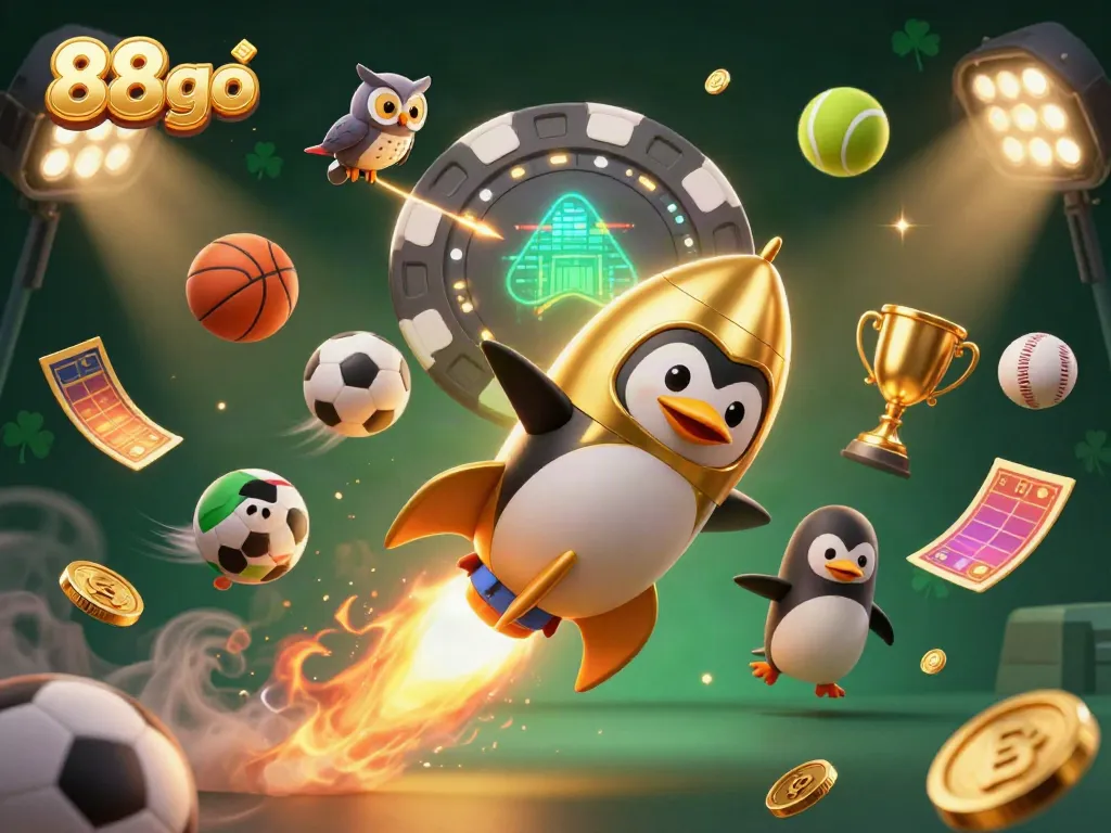 Experience wins with dynamic action in 88go, showcasing gambling excitement and energy.