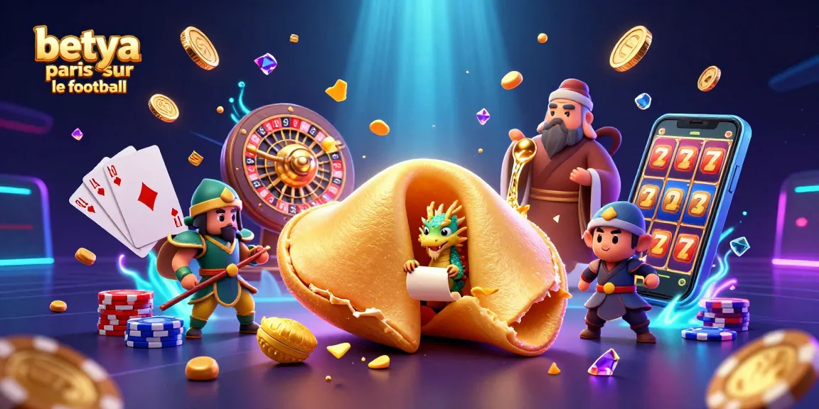 Engage with betya paris sur le football through this vibrant 3D illustration featuring golden fortune elements and sports betting excitement.