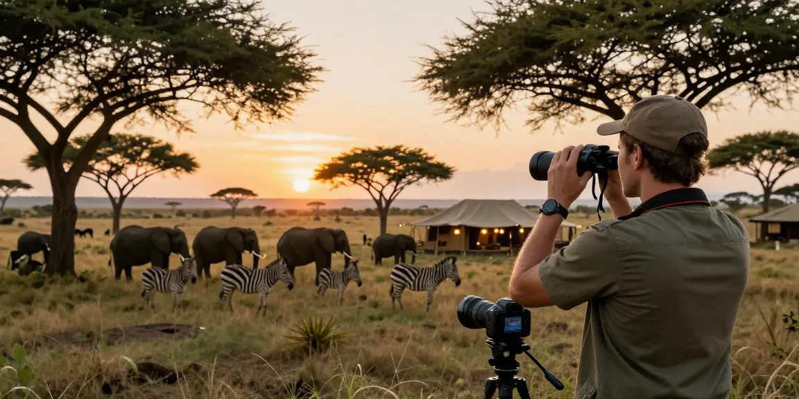 Experience the beauty of Kidepo Valley National Park with NAGA2000, witnessing wildlife under golden hour.