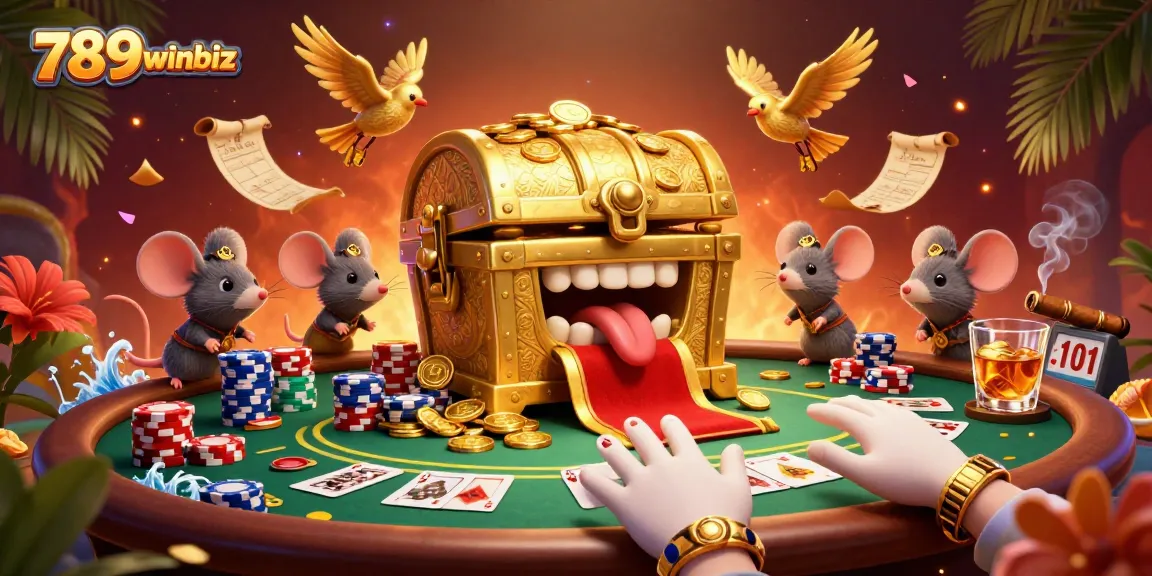 Play exciting casino games at 789winbiz with golden treasures and thrilling poker action.